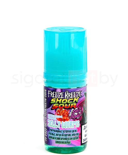 Жидкость Freeze Breeze Shock Sour SALT - Jelly Worms Ice 30 мл ( 20 мг )