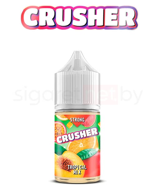 Жидкость Crusher SALT - Tropical Mix ( Крутое Сочетание Тропических Фруктов ) 30 мл ( 20 мг ) STRONG