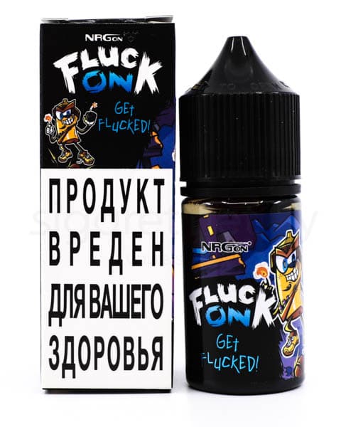Жидкость Fluck On - Get Flucked 30 мл ( 17 ± 3 мг ) ( Персик Черника Кокос )
