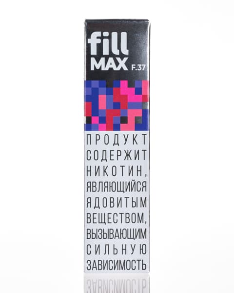 Электронная система курения ( одноразовая ) fill MAX - 550 mAh - Черника и Малина ( F37 ) ( 2 мл. Крепость 17 ± 3 мг\ мл )