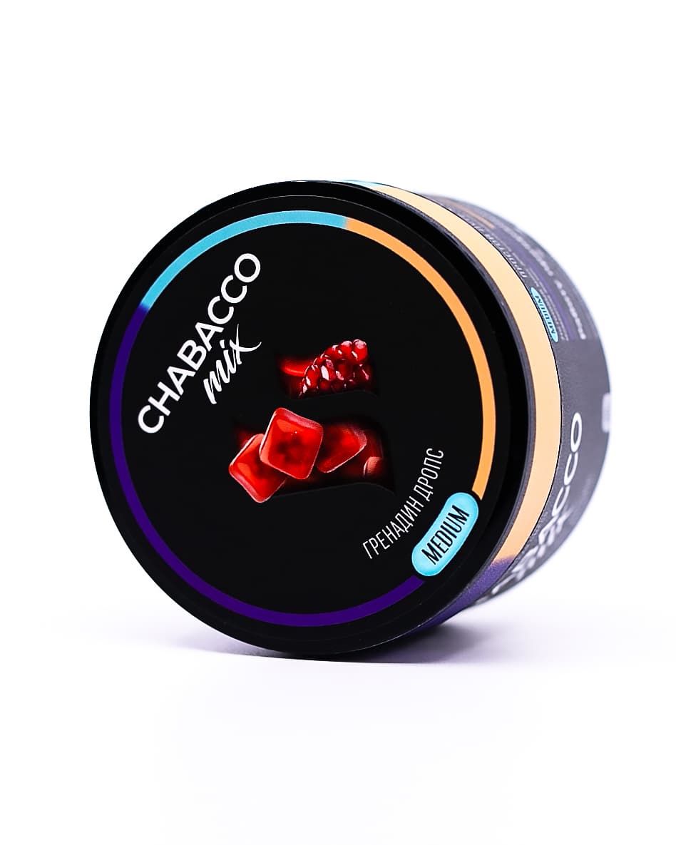 Кальянная смесь Chabacco Grenadine Drops ( Ментоловые Леденцы с Гранатом ) 50 гр. ( MEDIUM )