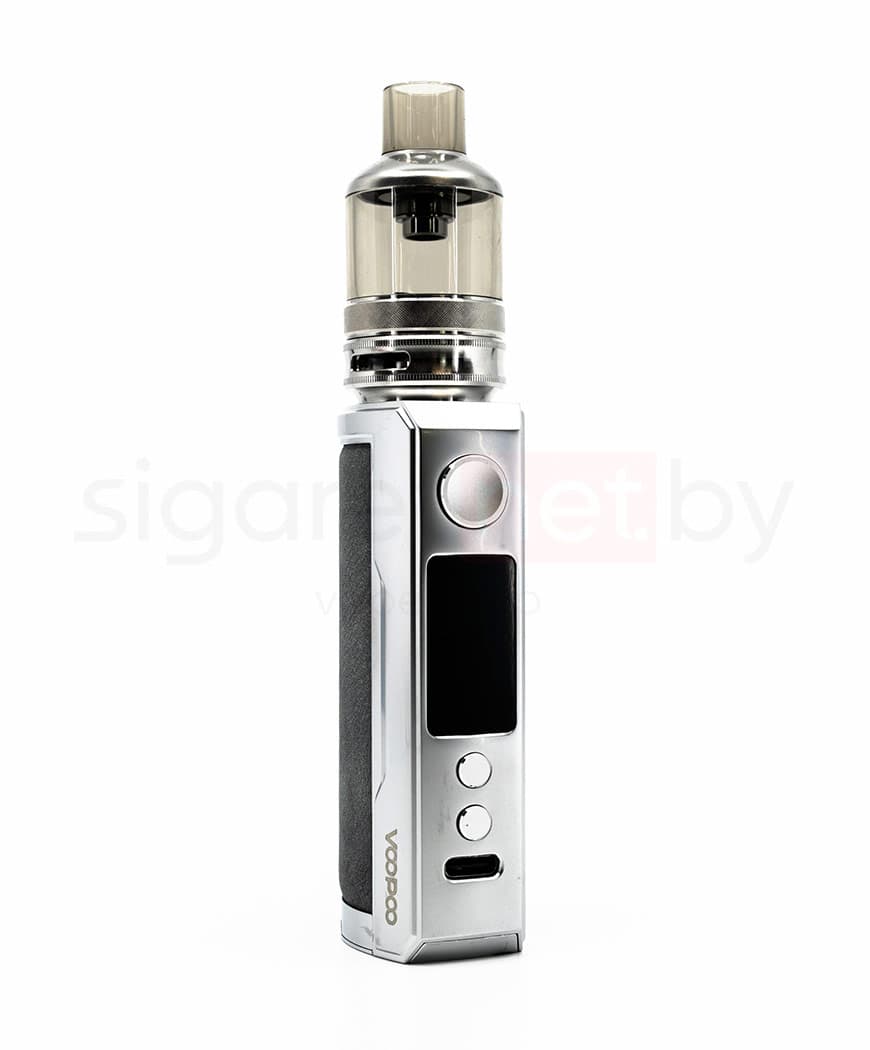 Стартовый комплект VOOPOO DRAG X Plus 100W Pod  - 5,5 мл ( без батареи ) ( Серебристо - Серый )