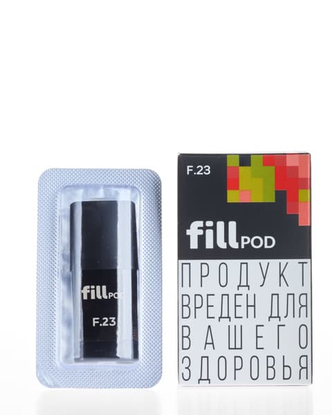 Заправленный картридж fill POD - Киви Арбуз ( F23 ) ( 1.8 мл. Крепость 17 ± 3 мг )