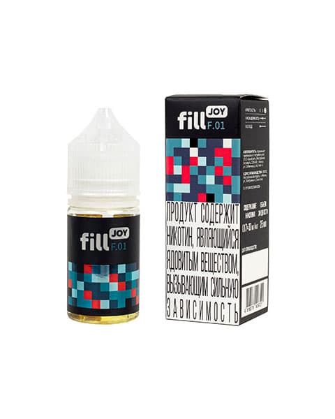 Жидкость fill JOY - Голубика Малина ( F01 ) 25 мл ( 17 ± 3 мг )