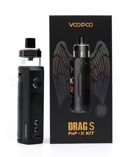Стартовый комплект VOOPOO DRAG S PNP X 60W VW Pod  - 5 мл 2500 mAh ( Черный ) Eagle Black