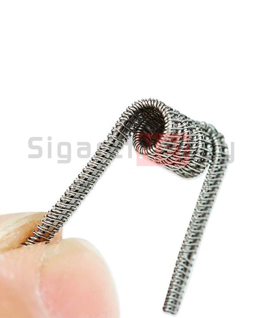 Готовая спираль UD Staple Staggered Fused Clapton KA1 Coil (26GA+32GA)x2+Ribbonx2+34GA