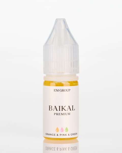 Жидкость BAIKAL - Orange Pink Green 10 мл ( 17 ± 3 мг ) ( Медово - Земляничный Чай )