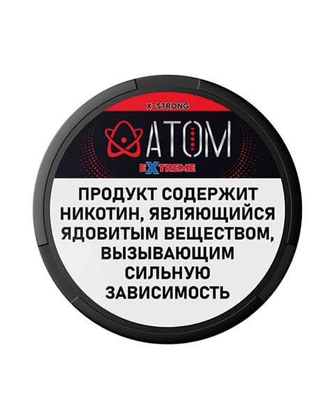 Никотиновые паучи АТОМ EXTREME X-STRONG ( Двойной Ментол ) 11 мг.