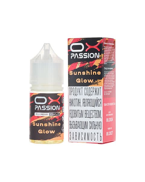 Жидкость OX Passion - Sunshine Glow 25 мл ( 17 ± 3 мг ) ( Грейпфрут Апельсин Манго )