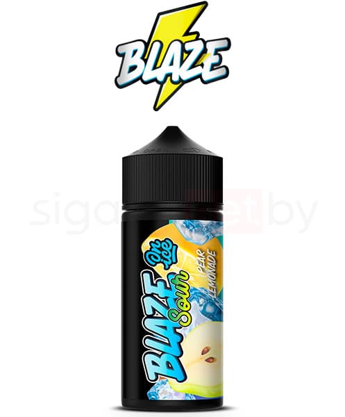 Жидкость BLAZE SWEET&amp;SOUR ON ICE - Sour Pear Lemonade ( Кислый Охлажденный Лимонад с Дольками Груши ) 100 мл ( 3 мг )
