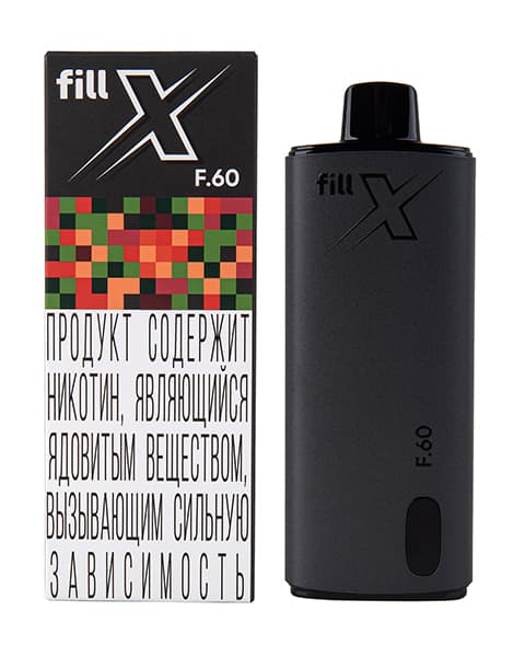 Одноразка fill X - 650 mAh - Грейпфрут Хвоя ( F60 ) ( 10 мл. Крепость 17 ± 3 мг\ мл )