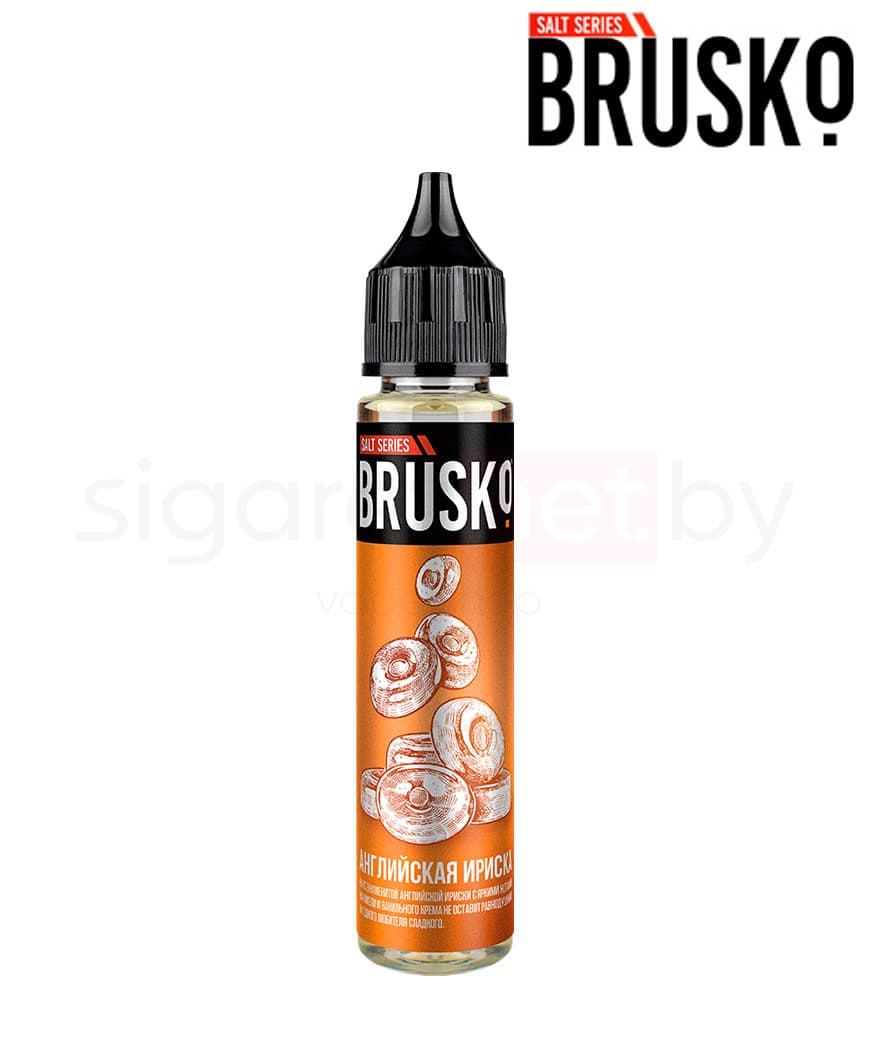Жидкость Brusko SALT - Английская Ириска 30 мл ( 50 мг ) 2 ultra