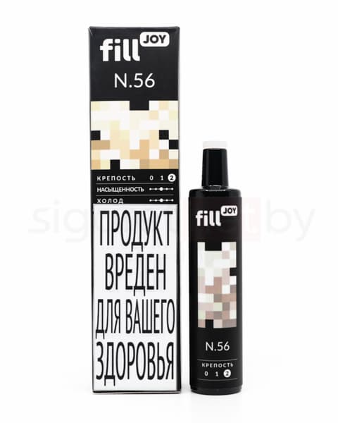 Электронная система курения ( одноразовая ) fill JOY 500 - 400 mAh - Ванильное Латте ( N56 ) ( 2 мл. Крепость 17 ± 3 мг\ мл )