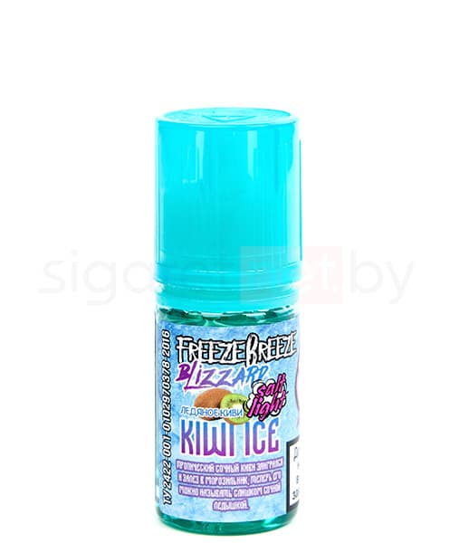 Жидкость Freeze Breeze Blizzard SALT - Kiwi Ice 30 мл ( 20 мг )