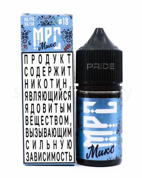 Жидкость МРС Микс #18 - Лесной 30 мл ( 17 ± 3 мг ) ( Морс из Смородины и Голубики )