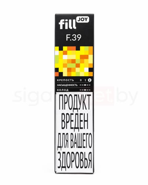 Электронная система курения ( одноразовая ) fill JOY 500 - 400 mAh - Цитрусовый Микс ( F39 ) ( 2 мл. Крепость 17 ± 3 мг\ мл )