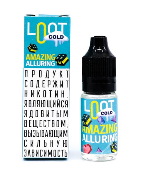 Жидкость Loot Cold SALT - Amazing Alluring 10 мл ( 15 ± 3 мг ) ( Мохито )