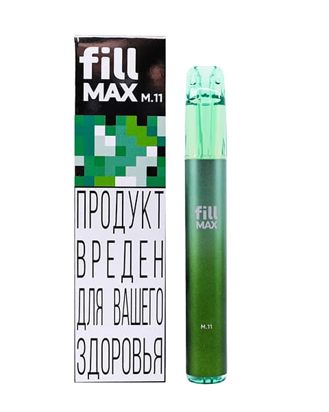 Одноразка fill MAX - 550 mAh - Мятная Жвачка ( M11 ) ( 2 мл. Крепость 17 ± 3 мг\ мл )