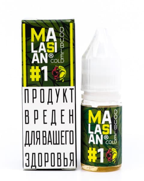 Жидкость Malasian Double Cold #1 10 мл ( 17 ± 3 мг ) ( Ледяное Яблоко с Киви )