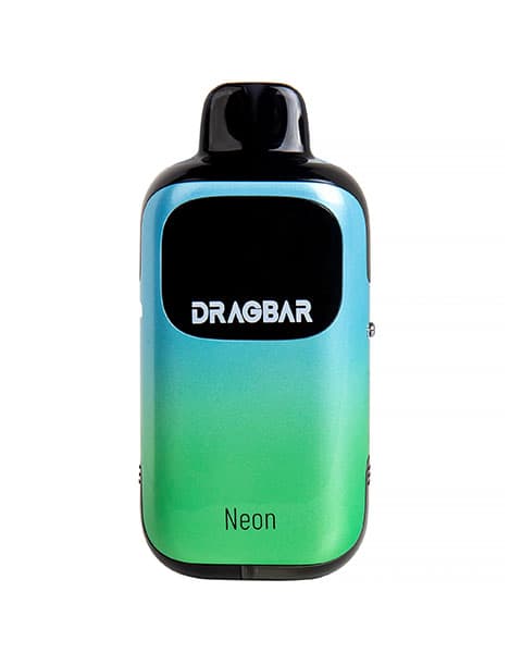 Комплект электронной системы курения ( многоразовая ) DRAGBAR 6000 - 650 mAh - Кислый Киви ( Neon ) ( 2 + 10 мл. Крепость 17 ± 3 мг\ мл )