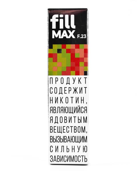 Одноразка fill MAX - 550 mAh - Киви Арбуз ( F23 ) ( 2 мл. Крепость 17 ± 3 мг\ мл )