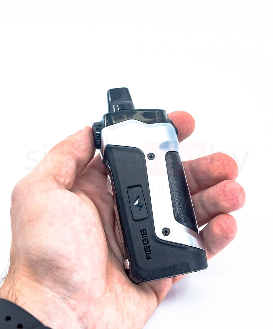 Стартовый комплект Geekvape Aegis Boost Plus 40W Pod  - 5.5 мл. ( Черно - Серебристый ) Classic Silver