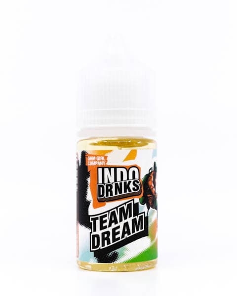 Жидкость INDO DRNKS SALT - Team Dream 30 мл  ( 12 ± 2 мг ) ( Холодный Чай с Персиком )