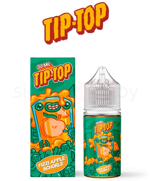 Жидкость Сinderella Tip-Top - Fizzi Apple Schorle ( Освежающий Яблочный Шорли с Лаймом ) 30 мл ( 20 мг ) MIX