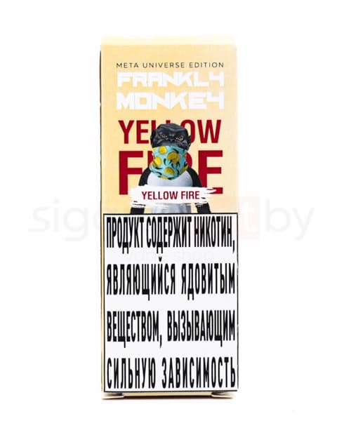 Жидкость Frankly Monkey Meta Universe Edition SALT - Yellow Fire 30 мл ( 15 ± 3 мг ) ( Манго )