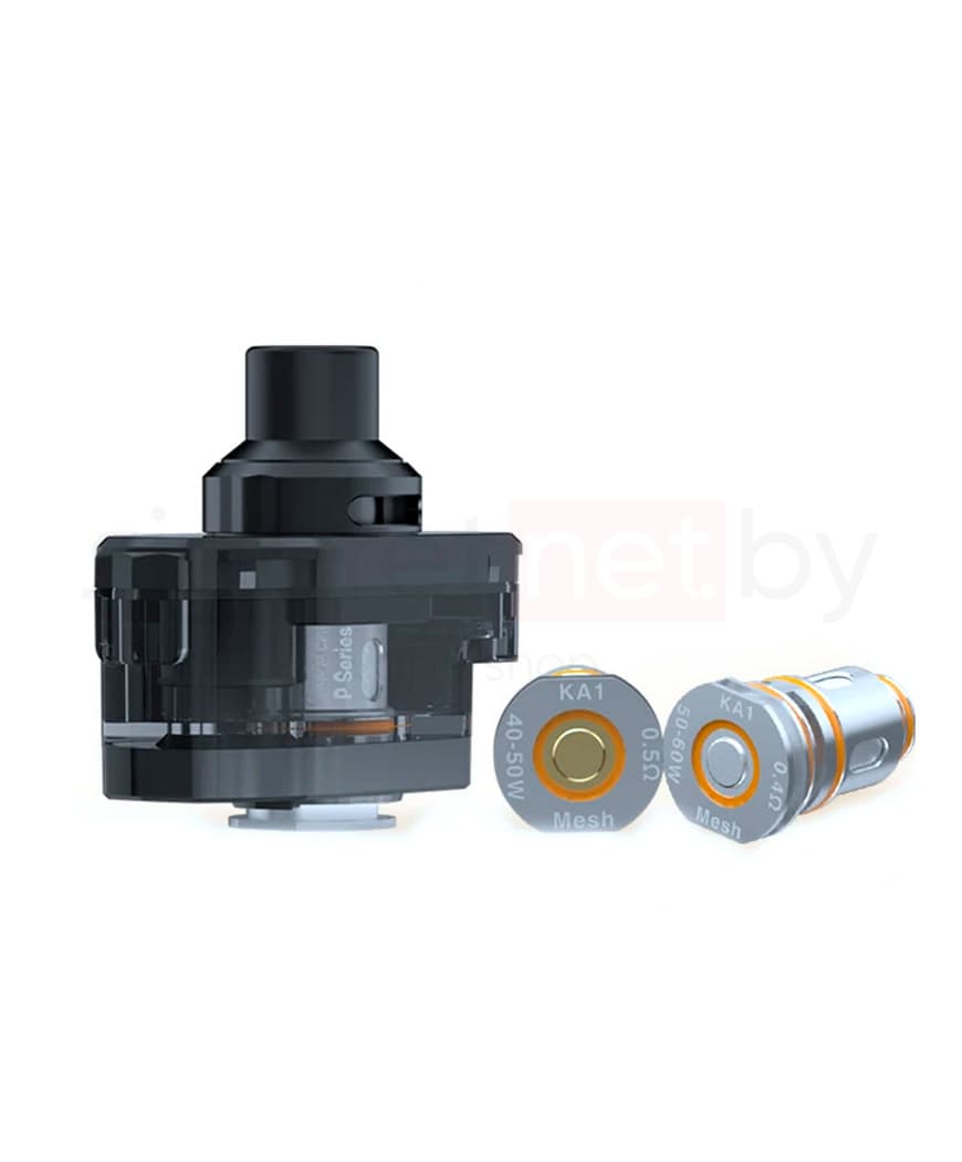 Картридж 4 мл для Geekvape Obelisk 60 + 2 испарителя P Series 0.4 Ом 50-60W) \ 0.5 Ом (40-50W)