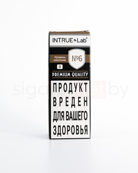 Жидкость INTRUE Lab №6 25 мл ( 9 мг ) ( Трубочный Табак Премиум )