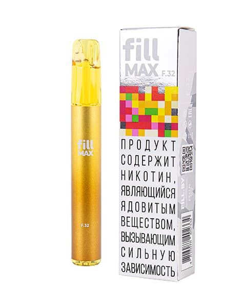 Клубника Банан – Одноразка fill MAX 550 mAh ( F32 ) ( 2 мл. Крепость 17 ± 3 мг\ мл )