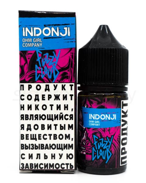 Жидкость INDONJI SALT - Fuzzy Cloud 30 мл ( 17 ± 3 мг ) ( Персик с Яблоком )