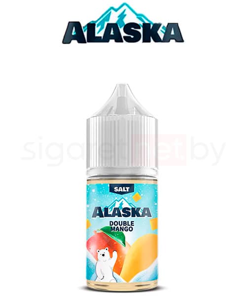 Жидкость Alaska SALT - Double Mango ( Два Сочных Сорта Манго со Льдом ) 30 мл ( 20 мг ) STRONG