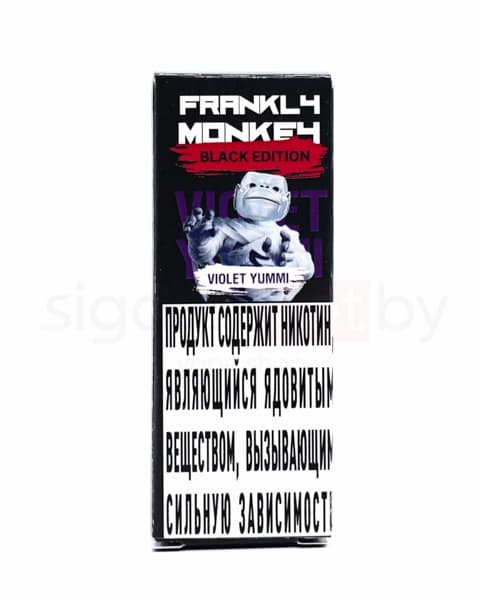 Жидкость Frankly Monkey Black Edition SALT - Violet Yummi 30 мл ( 15 ± 3 мг ) ( Черничное Варенье )