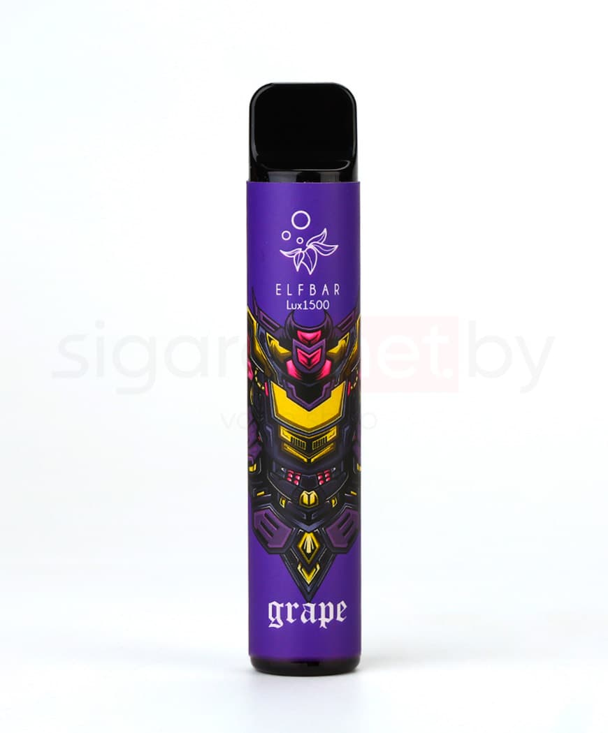 Одноразовая электронная сигарета Elf Bar Lux 850mAh - Виноград ( 4,8 мл. Крепость 50 мг\ мл )