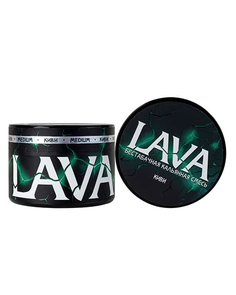Бестабачная кальянная смесь LAVA - Киви 50 гр. ( MEDIUM )