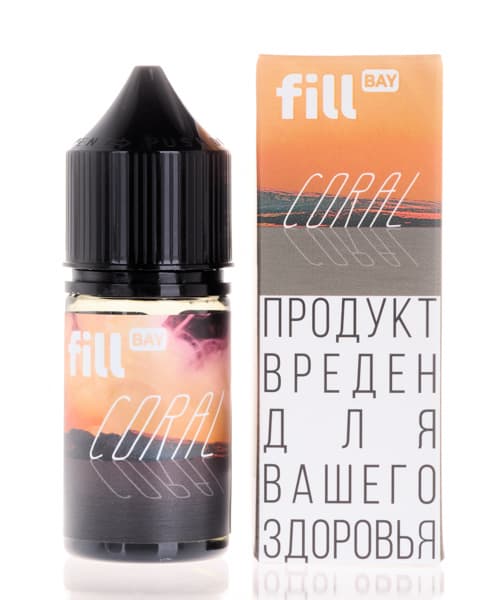 Жидкость fill BAY - Coral ( Чай с Абрикосом ) 25 мл ( 15 ± 3 мг )