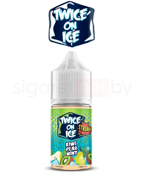 Жидкость Twice On Ice - Kiwi Pear Mint ( Мятные Киви и Груша с Холодком ) 30 мл ( 20 мг ) STRONG
