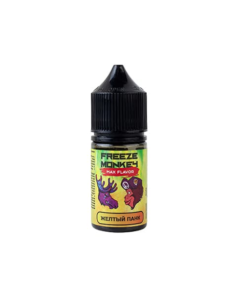 Ананас – Жидкость Freeze Monkey MAX FLAVOR SALT Желтый Панк 25 мл ( 15 ± 3 мг )