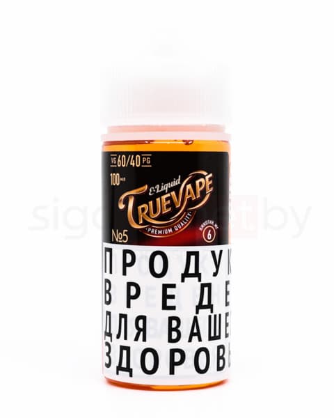 Жидкость INTRUE Lab TRUEVAPE №5 100 мл ( 6 мг ) ( Клубника со Сливками )