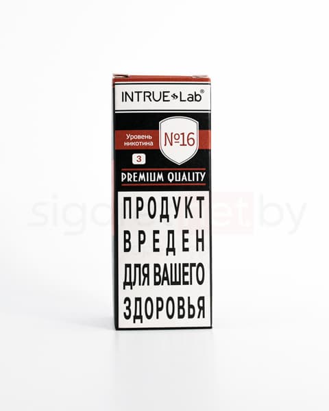 Жидкость INTRUE Lab №16 25 мл ( 3 мг ) ( Ароматный Трубочный Табак )