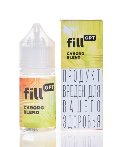 Жидкость FILL GPT - Cyborg Blend ( Манго Банан ) 25 мл ( 15 ± 3 мг )