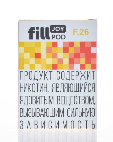 Заправленный картридж fill JOY POD - Ананас Арбуз ( F26 ) ( 2 мл. Крепость 17 ± 3 мг )