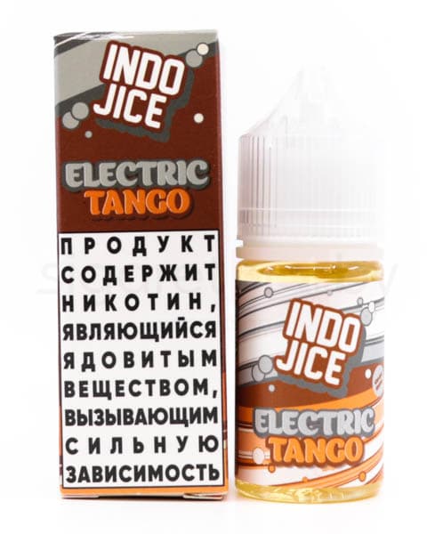 Жидкость INDO JICE SALT - Electric Tango 30 мл ( 17 ± 3 мг ) ( Энергетик с Персиком )
