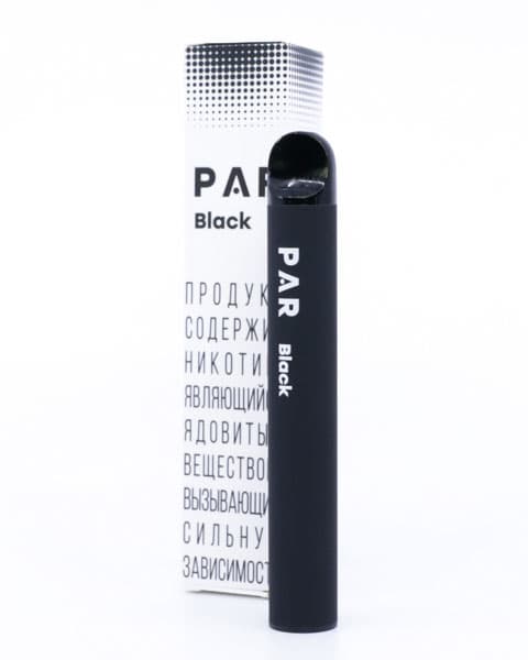 Электронная система курения ( одноразовая ) PAR 600 - 400 mAh - Вишня Кола ( Black ) ( 2 мл. Крепость 17 ± 3 мг\ мл )