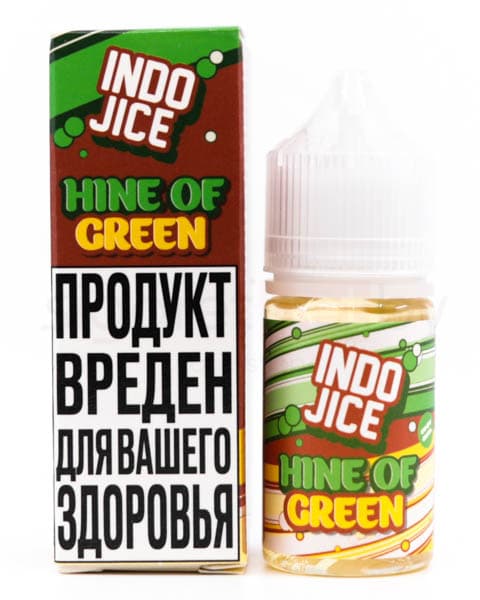 Жидкость INDO JICE SALT - Hine of Green 30 мл ( 17 ± 3 мг ) ( Мохито с Ананасом )
