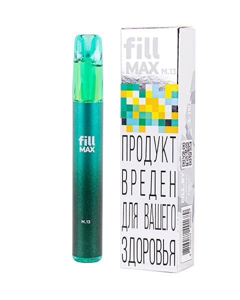 Одноразка fill MAX - 550 mAh - Лимон Мята ( M13 ) ( 2 мл. Крепость 17 ± 3 мг\ мл )