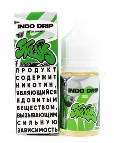 Жидкость INDO DRIP SALT - Steam 30 мл ( 17 ± 3 мг ) ( Вишня Слива Грейпфрут )