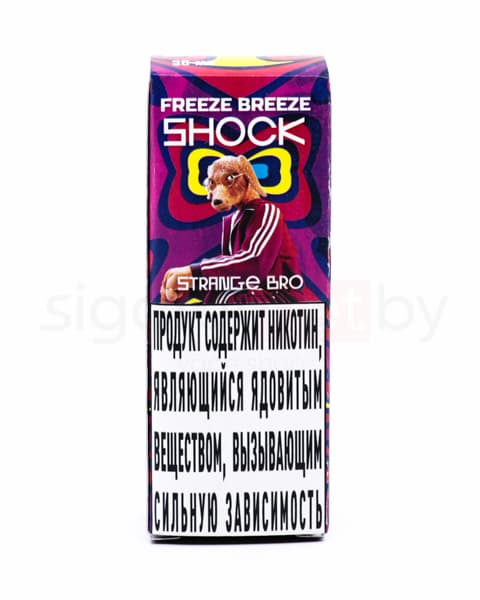 Жидкость Freeze Breeze Shock SALT - Strange Bro 30 мл ( 15 ± 3 мг ) ( Манго )